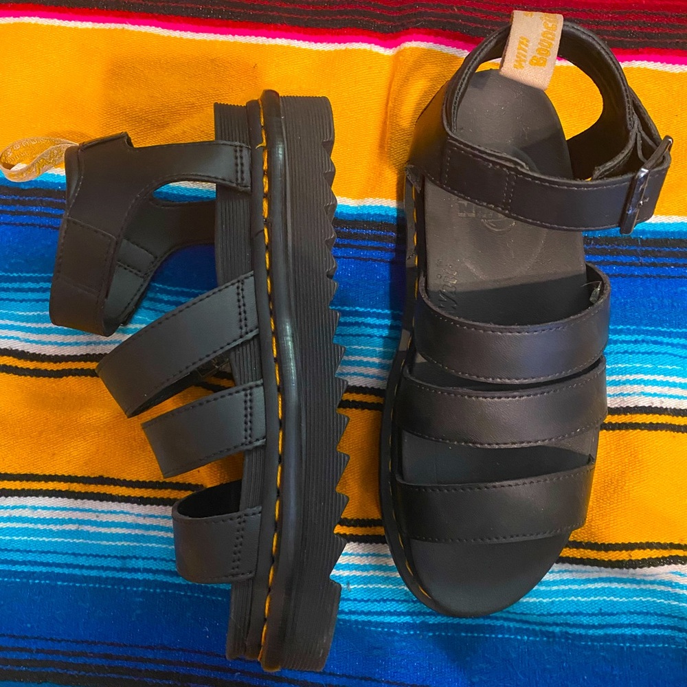 Dr. Marten platform sandals